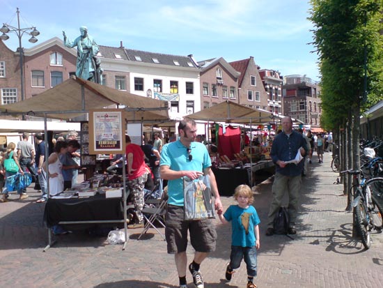 Stripdagen Haarlem 2010 veel gezinnen