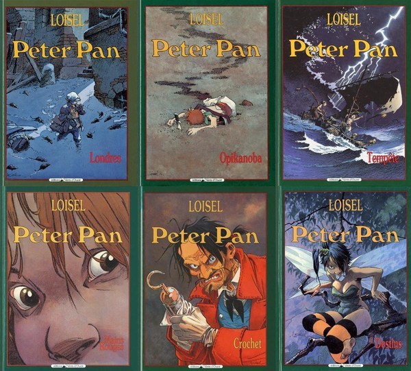 The original six covers.