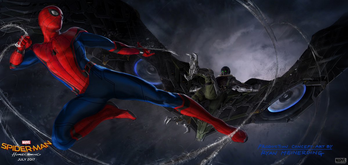 Conceptart van Spider-Man: Homecoming
