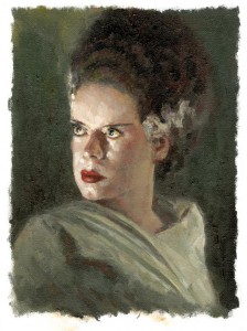 Portret van Elsa Lanchester als de Verloofde van Frankenstein. © Fred de Heij/ Xtra