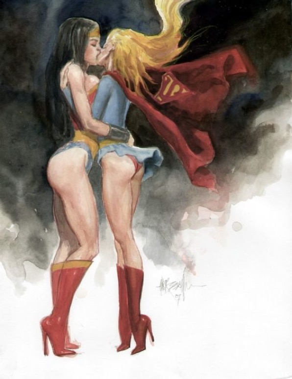 wonder woman supergirl
